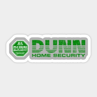 Dunn Home Security Sticker